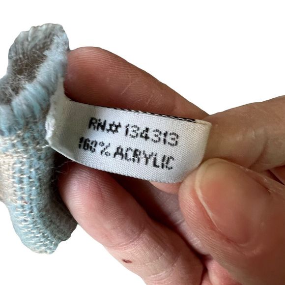 Powder Blue Southwestern Blanket Tassel Scarf 27x71” Big Cozy Scarf Stripes - Picture 14 of 14